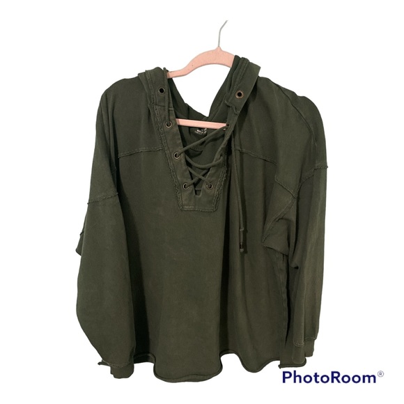 aerie Tops - Aerie Football Jersey Sweatshirt